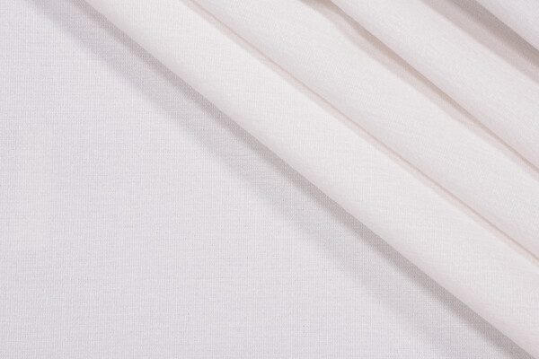 Cara Woven Chenille Upholstery Fabric in White