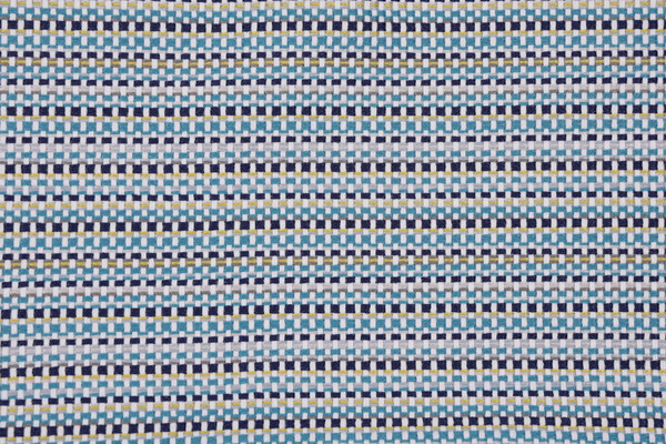 Stripe Woven Polyolefin Outdoor Fabric in Lagoon