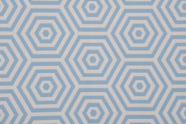 Mary McDonald Bees Knees Woven Solution Dyed Acrylic Outdoor Fabric in in Pool for Schumacher
