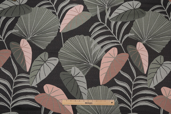 United Fabrics Fernie Woven Outdoor Fabric in Midnight Garden