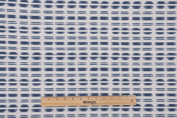 1 Yard Crosby Woven Chenille Upholstery Fabric in Denim