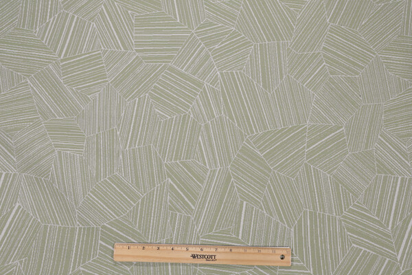 Justin David Vivaldi Woven Solution Dyed Acrylic Outdoor Fabric in Celadon