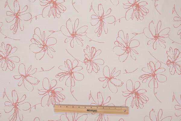 Sunbrella Marcella 145358-0007 Woven Solution Dyed Acrylic Outdoor Fabric in Flamingo 