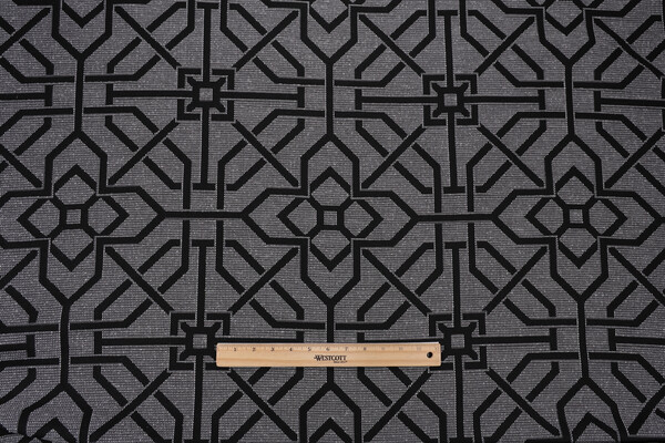 Port Palace Woven Solution Dyed Acrylic Outdoor Fabric in Midnight