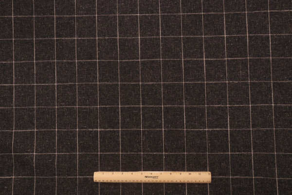 PK Lifestyles Concord Pane Woven Upholstery Fabric in Sable