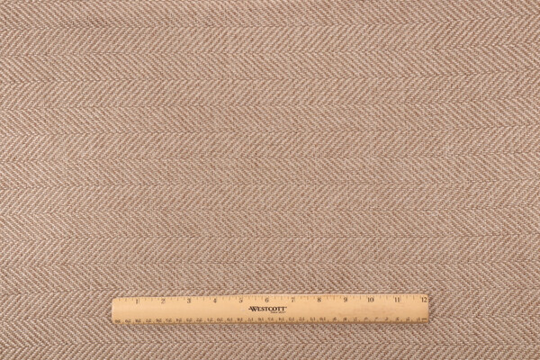 Herringbone Woven Outdoor Fabric in Natural