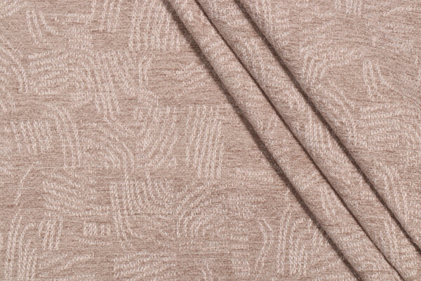 PK Lifestyles Toulouse Woven Chenille Upholstery Fabric in Linen