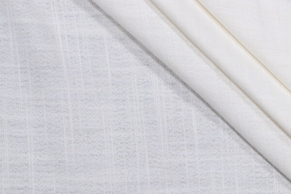 Braemore Bangkok Sheer Woven Drapery Fabric in Crystal