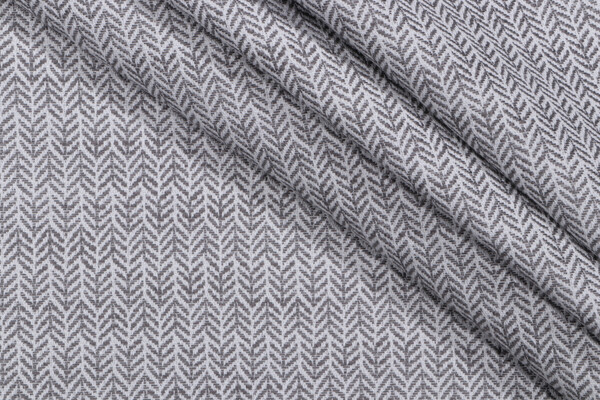 Bella Dura Home Festoon Woven Indoor/Outdoor Fabric in Pewter