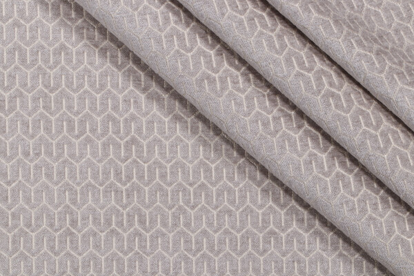 P Kaufmann Petite Woven Chenille Upholstery Fabric in Pewter