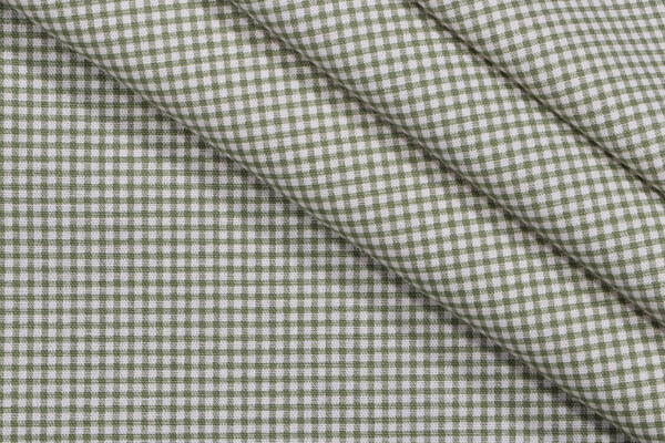 Magnolia Home Madrid Check Printed Cotton Drapery Fabric in Jungle