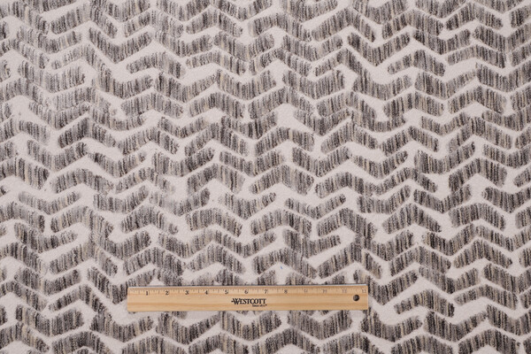 King Textiles Andes Velvet Upholstery Fabric in Stone