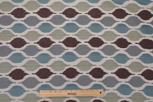 American Decorative Fabrics Kevin Woven Chenille Upholstery Fabric in Topaz