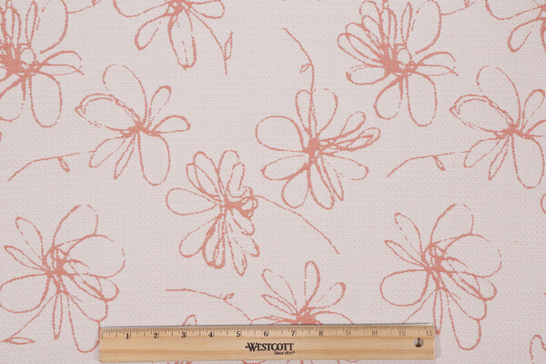 Sunbrella Marcella 145358-0007 Woven Solution Dyed Acrylic Outdoor Fabric in Flamingo