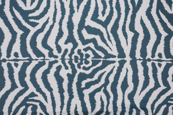 Sunbrella Zebra 145447-0001 Woven Solution Dyed Acrylic Outdoor Fabric in Peacock