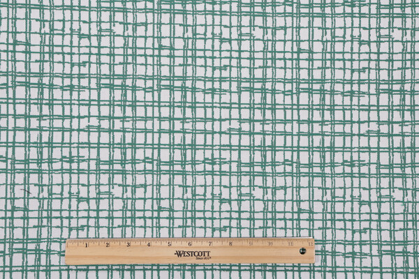 Sunbrella Marais II Woven Solution Dyed Acrylic Outdoor Fabric in Emerald