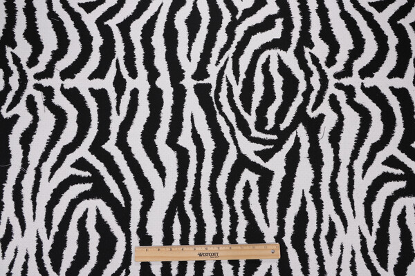 Sunbrella Zebra II Woven Solution Dyed Acrylic Outdoor Fabric in Midnight