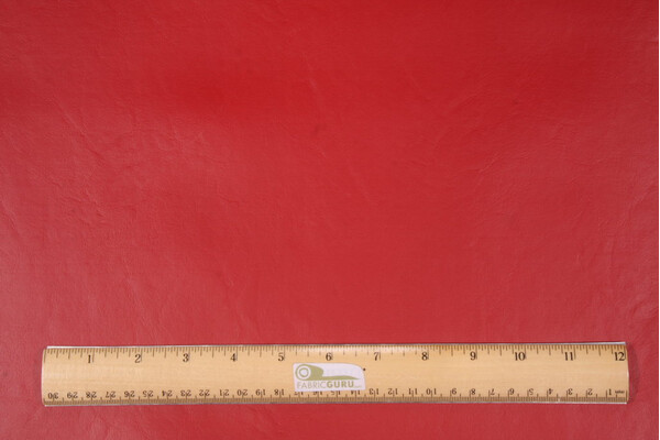 Marine Grade Vinyl Outdoor Upholstery Fabric in Red