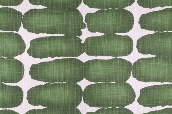 Premier Prints Shibori Dot - Slub Canvas Printed Cotton Drapery Fabric in Pine