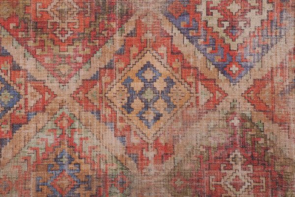 PK Lifestyles Omari Tapestry Printed Velour Decorator Fabric in Canyon