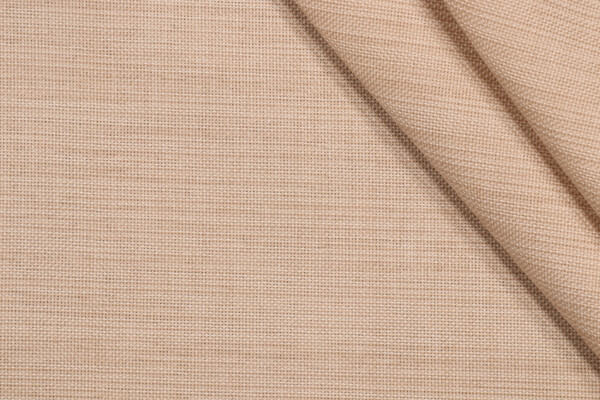 Textured Solid Woven Outdoor Fabric in Parchment
