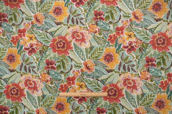 Richloom Pensacola Printed Polyester Outdoor Fabric in Sonoma