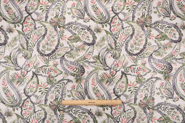 Richloom Faylinn-Diamond Tech Printed Polyester Outdoor Fabric in Shadow