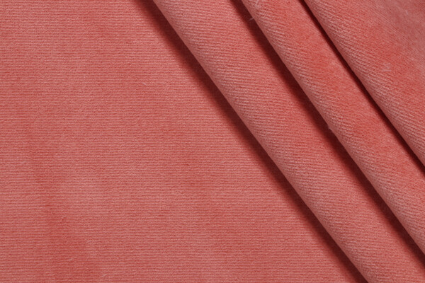 P Kaufmann Merit High Performance Velvet Upholstery Fabric in Guava