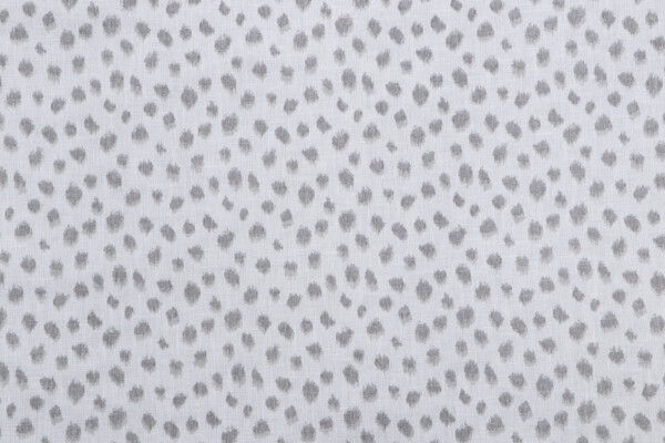 P Kaufmann Simla Spots Printed Drapery Fabric in Grey