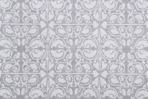 Kaufmann Palazzo Printed Drapery Fabric in Grey