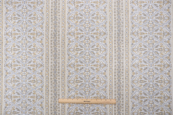 Kaufmann Passage Printed Drapery Fabric in Yellow