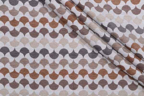 Kaufmann Gumdrop Woven Chenille Upholstery Fabric in Pebble