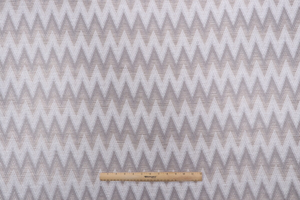PK Lifestyles Chevron Chenille Woven Upholstery Fabric in Papyrus
