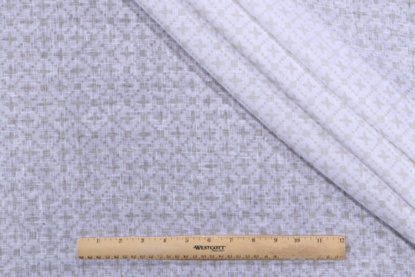 PK Lifestyles Camilla Printed Semi-Sheer Drapery Fabric in Flax