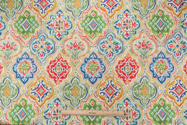 Hamilton Seville Printed Cotton Drapery Fabric in Spring