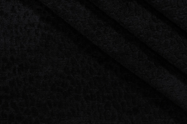 PK Lifestyles Pebblestone Performance Woven Chenille Upholstery Fabric in Black