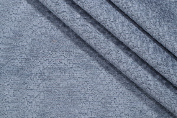 PK Lifestyles Pebblestone Performance Woven Chenille Upholstery Fabric in Bluebell