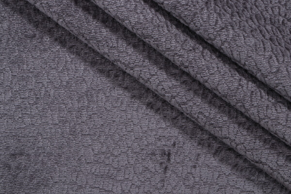 PK Lifestyles Pebblestone Performance Woven Chenille Upholstery Fabric in Charcoal