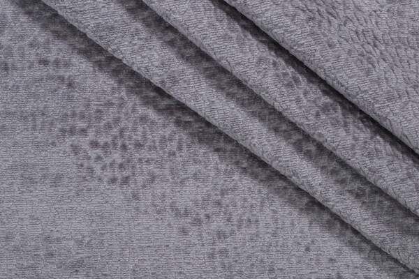 PK Lifestyles Pebblestone Performance Woven Chenille Upholstery Fabric in Steel