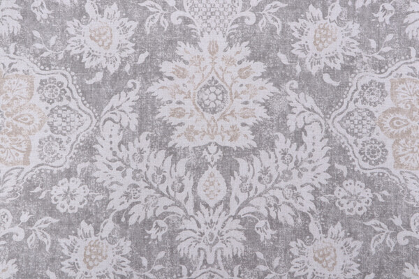 Magnolia Home Belmont Printed Cotton Drapery Fabric in Mist
