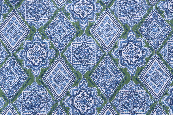 Premier Prints Milan-White Slub Linen Printed Drapery Fabric in Courtyard