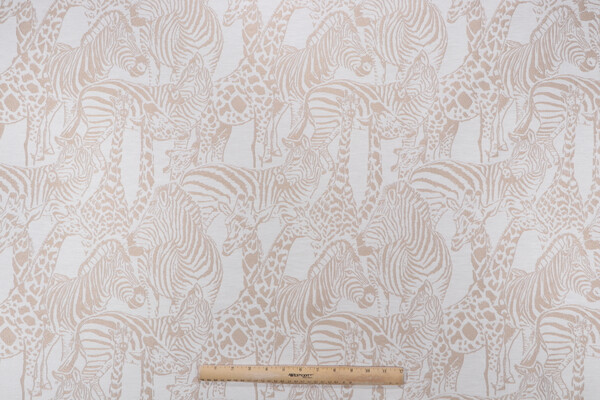 Golding Into The Wild Woven Decorator Fabric in Sand