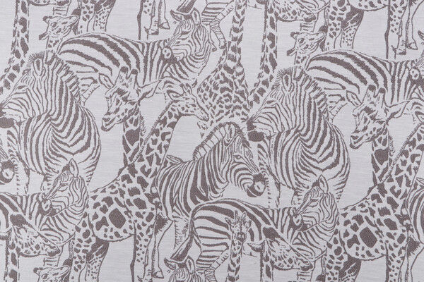 Golding Into The Wild Woven Decorator Fabric in Stone