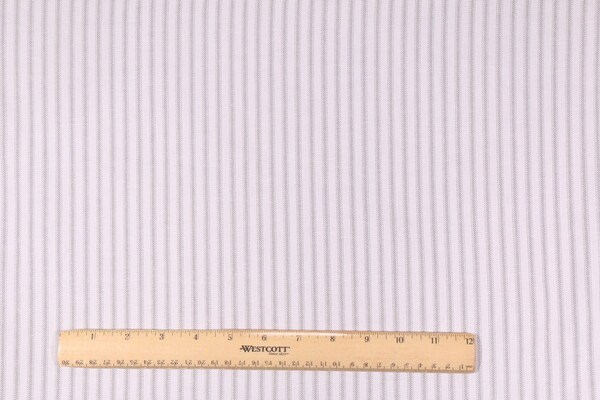 Premier Prints Classic Ticking Stripe Printed Cotton Drapery Fabric in Storm