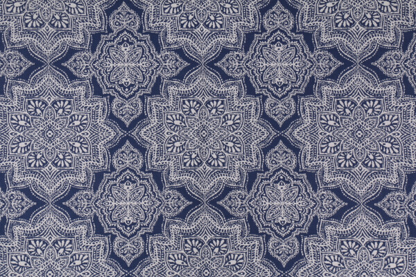 Covington Curacao Woven Polypropylene Outdoor Fabric in 557 Dark Denim