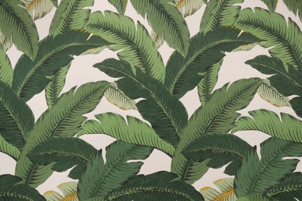 Tommy Bahama Swaying Palms Printed Polyester Outdoor Fabric in Aloe