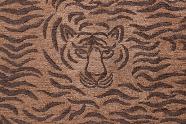 P Kaufmann Copycat Chenille Upholstery Fabric in Nutmeg