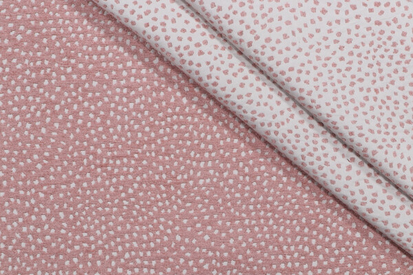 Tempo Galaxy-Reversible Woven Chenille Upholstery Fabric in Blush