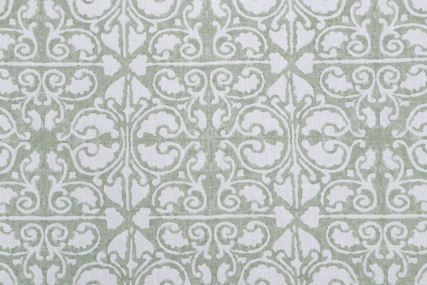 Kaufmann Palazzo Printed Drapery Fabric in Sage