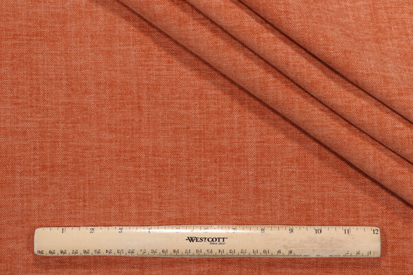 P Kaufmann Jamboree Performance Chenille Upholstery Fabric in Terracotta